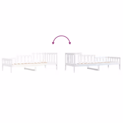 VidaXL 840371 sofa Sofa bed White - Additional view 8