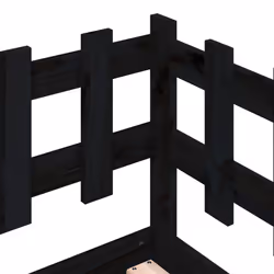 VidaXL 840381 sofa Sofa bed Black - Additional view 7