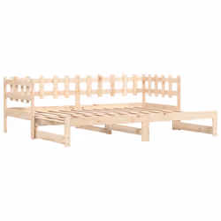 VidaXL 840388, Sofa bed, Pinewood, 2035 mm, 980 mm, 685 mm, 2.04 m