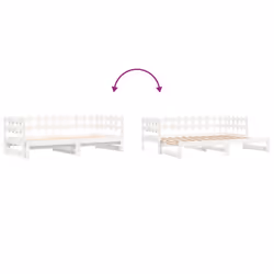 VidaXL 840392 sofa Sofa bed White - Additional view 8