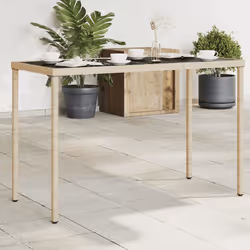 VidaXL 365075 outdoor table Beige