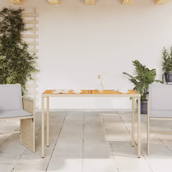 VidaXL 365078 outdoor table Beige