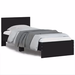 VidaXL 838625, Black, 950 mm, 2.03 m, 700 mm, 900 x 2000 mm, 1 pc(s)