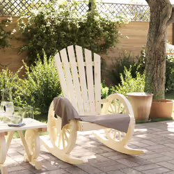 VidaXL 365093 outdoor chair Terrace Padded seat Pinewood