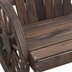 vidaXL Rocking Adirondack Chair Patio Outdoor Rocking Chair Solid Wood Fir - Additional view 7