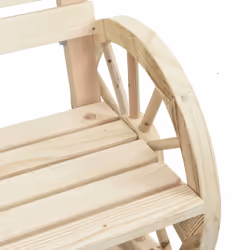 vidaXL Garden Chairs Dining Chair Outdoor Seat Chair 2 pcs Solid Wood Fir - Additional view 7
