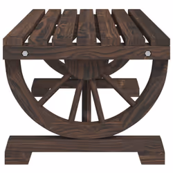 vidaXL Garden Coffee Table Outdoor Table Patio Dining Table Solid Wood Fir - Additional view 4