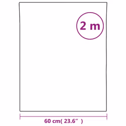 vidaXL Reflective Mirror Privacy Film Office Self-Adhesive Sticker Treatment - 60 x 200 cm - Additional view 3