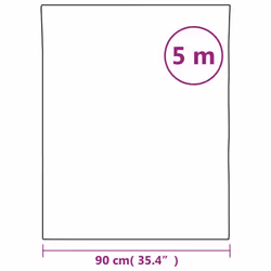 vidaXL Furniture Sticker Self-Adhesive Film Sticky Back Wallpaper Matte PVC - white, 90 x 500 cm - Additional view 7