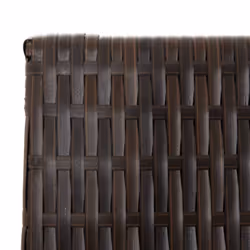 vidaXL Room Divider 6 Panels Privacy Screen Balcony Screen Brown Poly Rattan - Additional view 5
