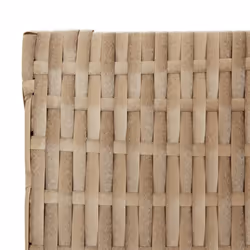 vidaXL Room Divider 4 Panels Privacy Screen Balcony Screen Beige Poly Rattan - Additional view 5