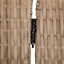 vidaXL Room Divider 4 Panels Privacy Screen Balcony Screen Beige Poly Rattan - Additional view 6