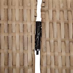 vidaXL Room Divider 5 Panels Privacy Screen Balcony Screen Beige Poly Rattan - Additional view 6