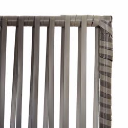 vidaXL Room Divider 4 Panels Privacy Screen Balcony Screen Grey Poly Rattan - Additional view 5
