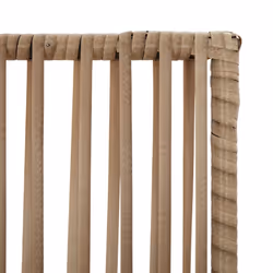 vidaXL Room Divider Outdoor Privacy Screen Foldable Balcony Screen Poly Rattan - beige, 294 x 200 cm - Additional view 5