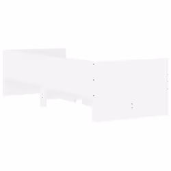vidaXL Bed Frame with Drawers Bedroom Bed Base Mattress Foundation Bedstead - white, 100 x 200 cm - Additional view 7