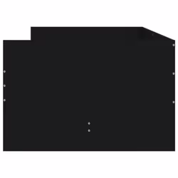 vidaXL Bed Frame with Drawers Bedroom Bed Base Mattress Foundation Bedstead - black, 100 x 200 cm - Additional view 6