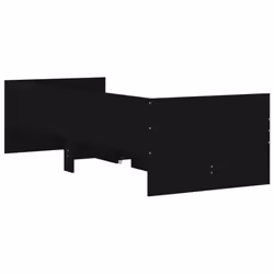 vidaXL Bed Frame with Drawers Bedroom Bed Base Mattress Foundation Bedstead - black, 100 x 200 cm - Additional view 7