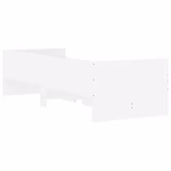 vidaXL Bed Frame with Drawers Bedroom Bed Base Mattress Foundation Bedstead - white, 90 x 190 cm - Additional view 7