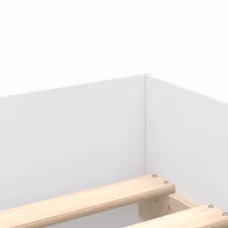 vidaXL Bed Frame with Drawers Bedroom Bed Base Mattress Foundation Bedstead - white, 90 x 190 cm - Additional view 8