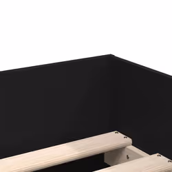 vidaXL Bed Frame with Drawers Bedroom Bed Base Mattress Foundation Bedstead - black, 75 x 190 cm - Additional view 8