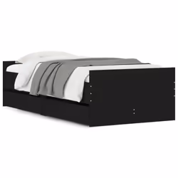 VidaXL 3207365, Black, 102 cm, 2.03 m, 50 cm, 1000 x 2000 mm, 985 x 470 x 165 mm