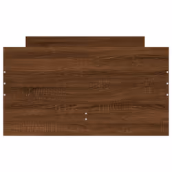 vidaXL Bed Frame with Drawers Storage Bed Base Bedstead Smoked Oak 90x200 cm - brown oak, 75 x 190 cm - Additional view 6