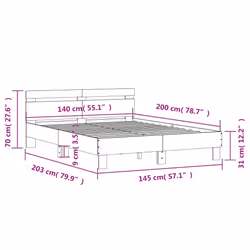 VidaXL 3207426 bed frame - Additional view 8