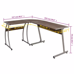 VidaXL 375955 desk - Additional view 7