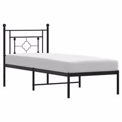 VidaXL 374330, Black, 85 cm, 2.07 m, 97 cm, 800 x 2000 mm, 26 cm