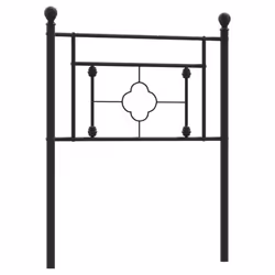 VidaXL 374365, Black, Steel, 75 cm, 800 mm, 97 cm, 30 mm
