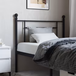 VidaXL 374369 headboard/footboard Black
