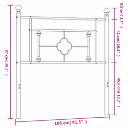 VidaXL 374369 headboard/footboard Black - Additional view 5