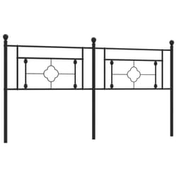 VidaXL 374376 headboard/footboard Black