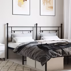 VidaXL 374376 headboard/footboard Black