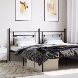 VidaXL 374377 headboard/footboard Black