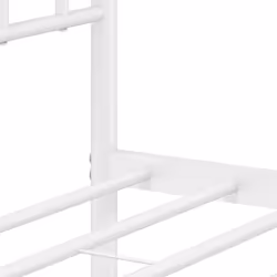 vidaXL Metal Bed Frame Home Bedroom Bed Base Mattress Foundation Bedstead - with headboard, 160 x 200 cm - Additional view 9