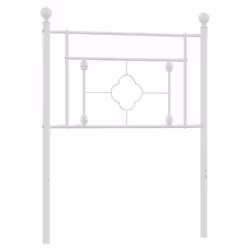 VidaXL 374414, White, Steel, 75 cm, 800 mm, 97 cm, 30 mm