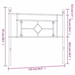 VidaXL 374425 headboard/footboard White - Additional view 6