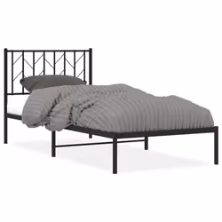 VidaXL 374431, Black, 1050 mm, 196 cm, 900 mm, 1000 x 1900 mm, 26 cm