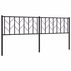 VidaXL 374474, Black, Steel, 193 cm, 1980 mm, 90 cm, 30 mm