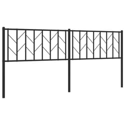 VidaXL 374474 headboard/footboard Black