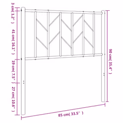 VidaXL 374513 headboard/footboard White - Additional view 7