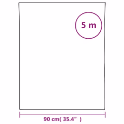 vidaXL Window Film Privacy Window Sticker Glass Film Frosted Star Pattern PVC - flower, 90 x 500 cm/ 2 pcs - Additional view 3