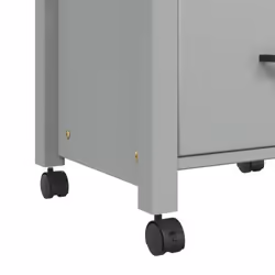 vidaXL Kitchen Trolley Rolling Cart Storage Cart Trolley MONZA Solid Wood Pine - grey - Additional view 7
