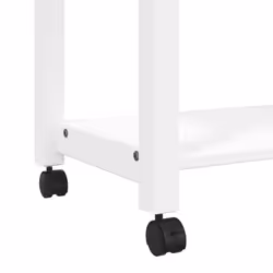 vidaXL Kitchen Trolley Rolling Cart Storage Cart Trolley MONZA Solid Wood Pine - white, 60 x 40 x 90 cm - Additional view 7