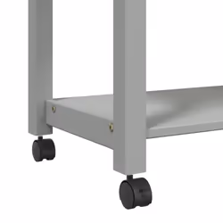 vidaXL Kitchen Trolley Rolling Cart Storage Cart Trolley MONZA Solid Wood Pine - grey, 84 x 40 x 90 cm - Additional view 7