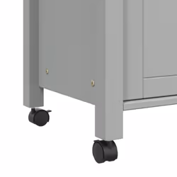 vidaXL Kitchen Trolley Rolling Cart Storage Cart Trolley MONZA Solid Wood Pine - grey - Additional view 7