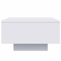 vidaXL Coffee Table Hallway Accent Side Table Sofa End Table Engineered Wood - white, 55 x 55 x 31 cm - Additional view 4