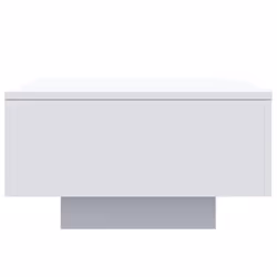 vidaXL Coffee Table Hallway Accent Side Table Sofa End Table Engineered Wood - white, 55 x 55 x 31 cm - Additional view 5